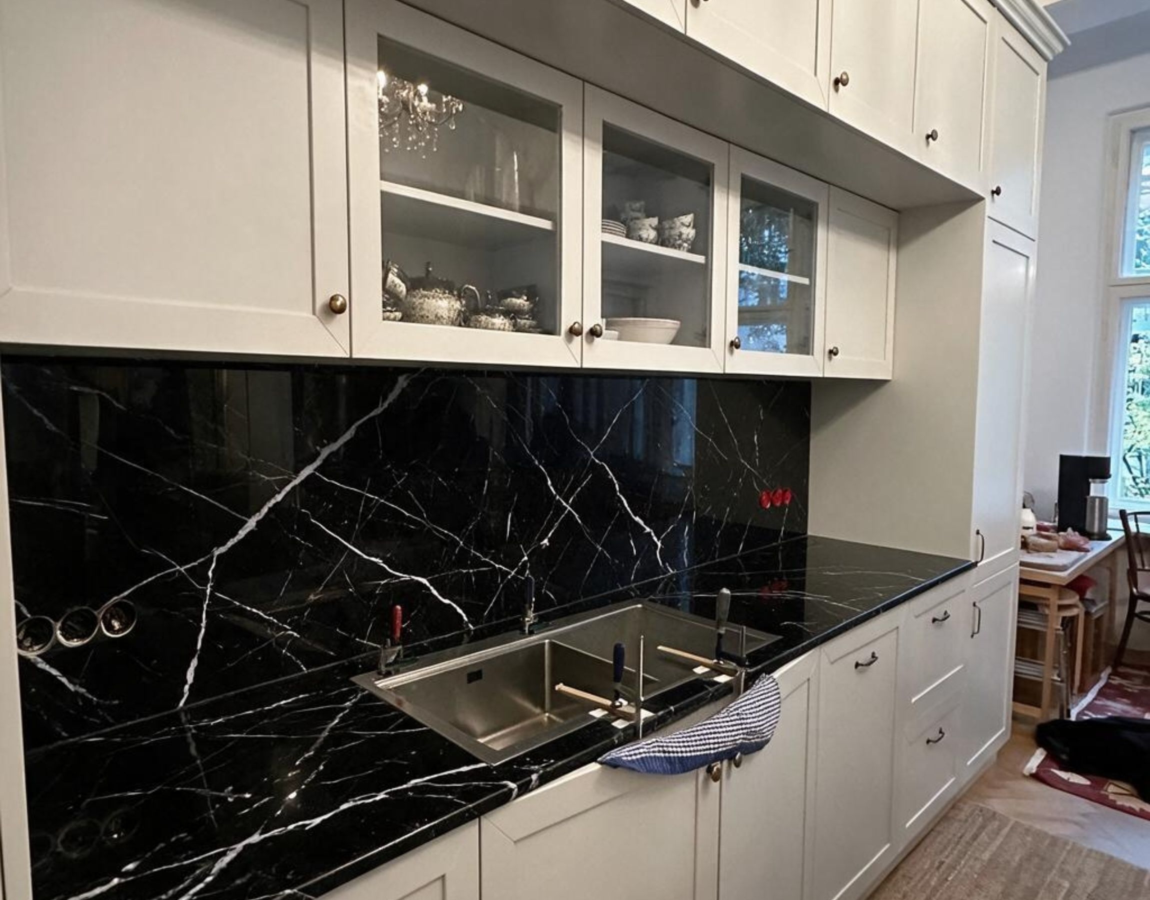 Countertop for Black-Marquina-Marble in Bangi